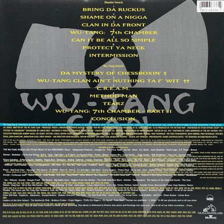 Wu-Tang Clan : Enter The Wu-Tang (36 Chambers) (LP, Album, RE, Mem)