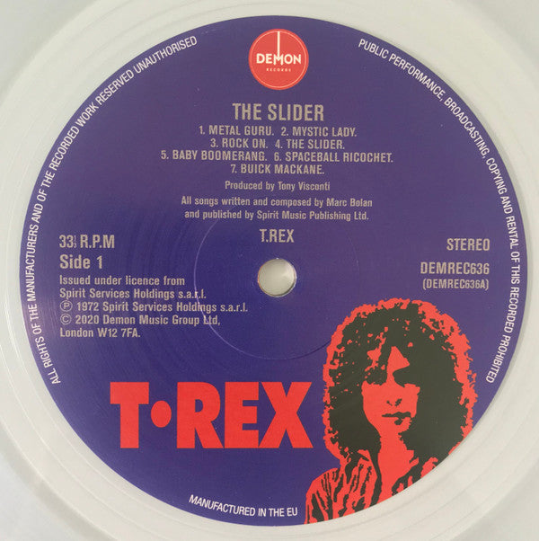 T. Rex : The Slider (LP, Album, RE, RM, Cle)