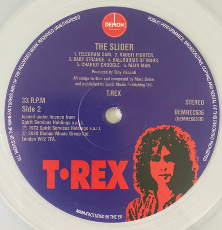 T. Rex : The Slider (LP, Album, RE, RM, Cle)