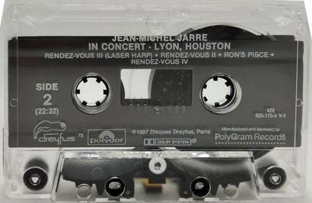 Jean Michel Jarre* : In Concert (Houston / Lyon) (Cass, Album)