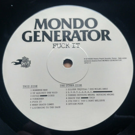 Mondo Generator : Fuck It (LP, Album)