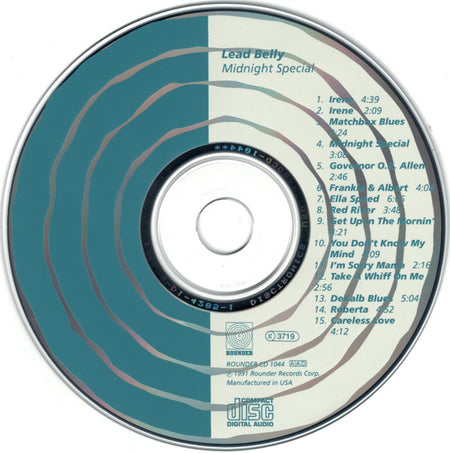 Leadbelly : Midnight Special - The Library Of Congress Recordings, Volume One (CD, Comp, RE)