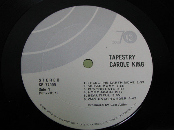 Carole King : Tapestry (LP, Album, Ter)