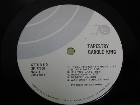Carole King : Tapestry (LP, Album, Ter)