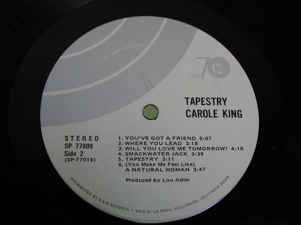 Carole King : Tapestry (LP, Album, Ter)