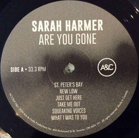 Sarah Harmer : Are You Gone (LP, Album)