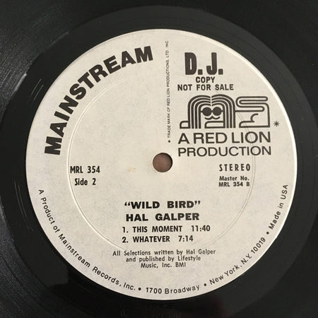 Hal Galper : Wild Bird (LP, Album, Promo)