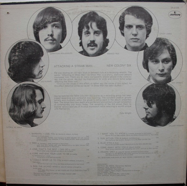The New Colony Six : Attacking A Straw Man (LP, Album)