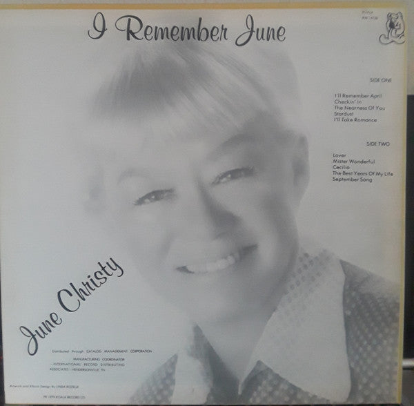 June Christy : I Remember June (LP, Album)