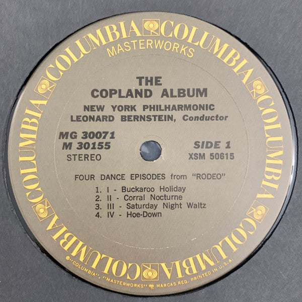 Copland* - Leonard Bernstein, New York Philharmonic : The Copland Album  (Appalachian Spring / Billy The Kid / El Salón México / Rodeo) (2xLP)