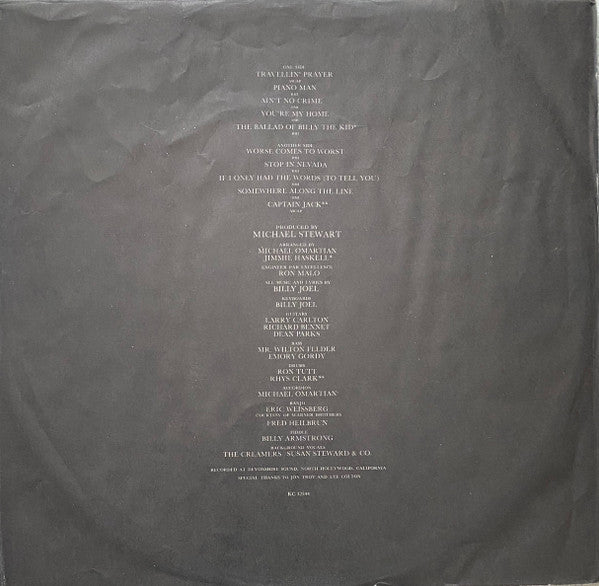 Billy Joel : Piano Man (LP, Album, San)