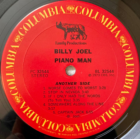 Billy Joel : Piano Man (LP, Album, San)
