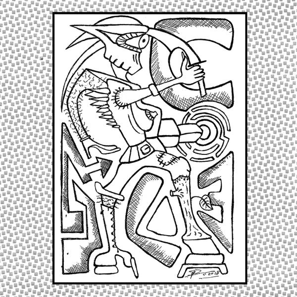 Captain 3 Leg, Living Room (12) : Split (CDr, Album)