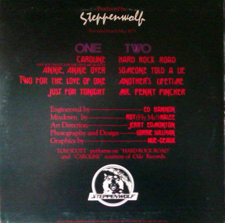 Steppenwolf : Hour Of The Wolf (LP, Album, Ter)