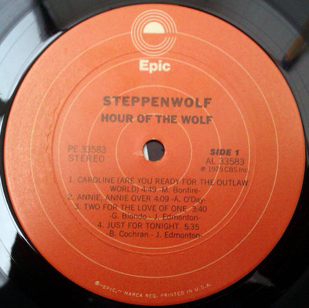Steppenwolf : Hour Of The Wolf (LP, Album, Ter)