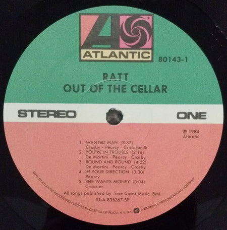 Ratt : Out Of The Cellar (LP, Album, Spe)