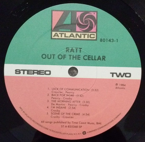 Ratt : Out Of The Cellar (LP, Album, Spe)