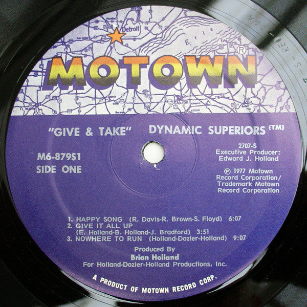 Dynamic Superiors : Give & Take (LP, Album)