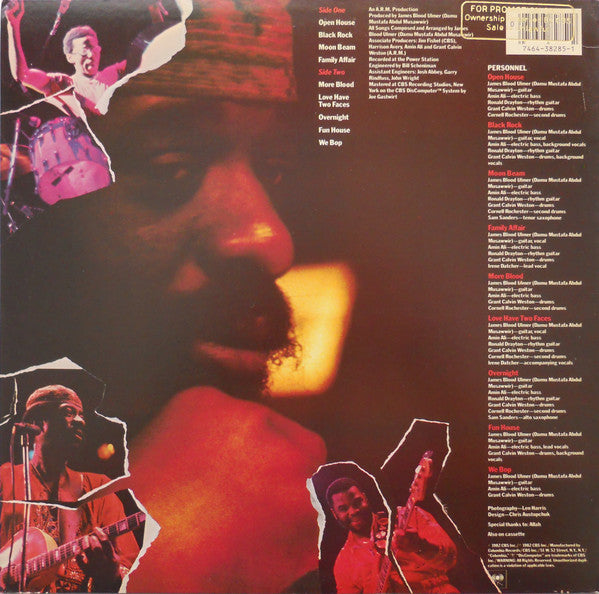 James Blood Ulmer : Black Rock (LP, Album, Ter)