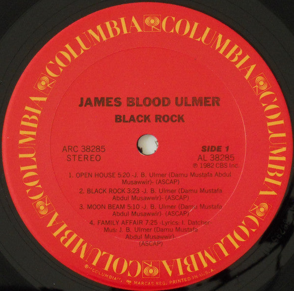 James Blood Ulmer : Black Rock (LP, Album, Ter)