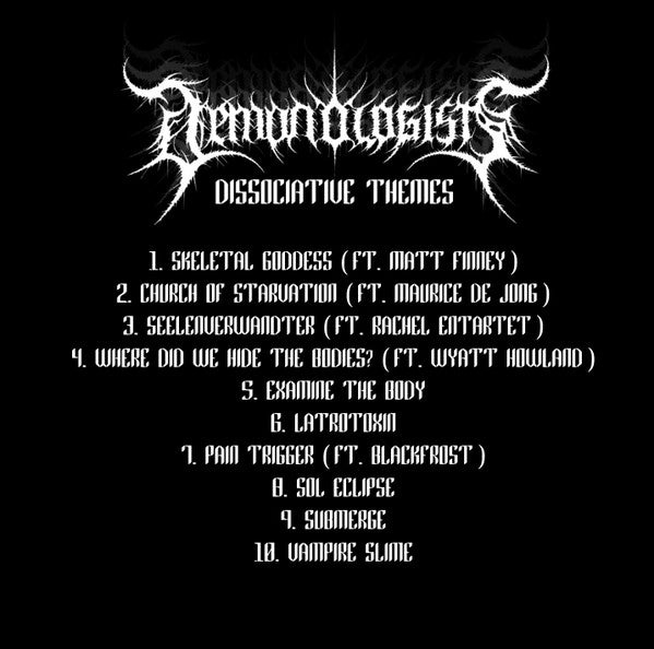 Demonologists : Dissociative Themes (CD, Album, Ltd)