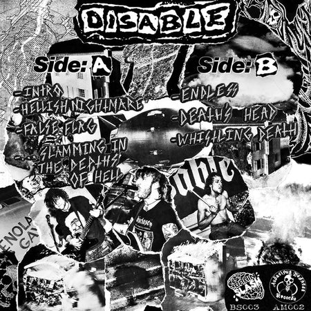 Disable : ...Slamming In The Depths Of Hell (7", EP)