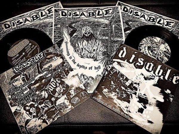 Disable : ...Slamming In The Depths Of Hell (7", EP)