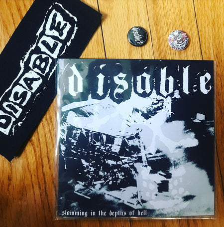 Disable : ...Slamming In The Depths Of Hell (7", EP)