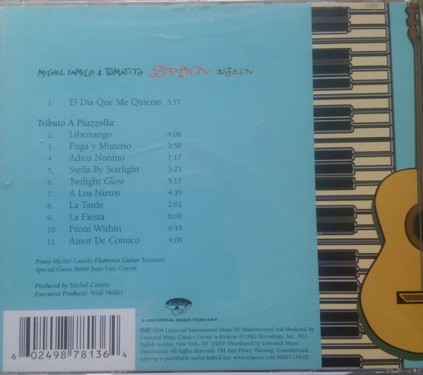 Michel Camilo, Tomatito : Spain Again (CD, Album)