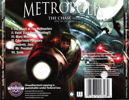 Janelle Monáe : Metropolis: The Chase Suite (CD, EP, RE, S/Edition)