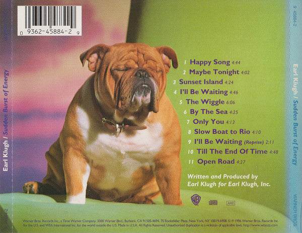 Earl Klugh : Sudden Burst Of Energy (CD, Album, SRC)