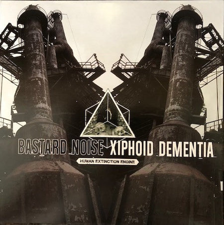Bastard Noise / Xiphoid Dementia : Human Extinction Engine (LP, Album, Gol)