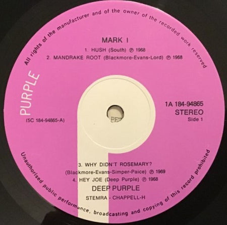 Deep Purple : Mark I & II (2xLP, Comp, Gat)