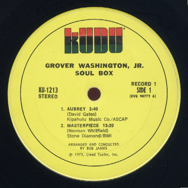 Grover Washington, Jr. : Soul Box (2xLP, Album, SQ  + Box)