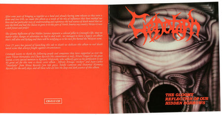 Cenotaph : The Gloomy Reflection Of Our Hidden Sorrows (CD, Album, RE, RM)