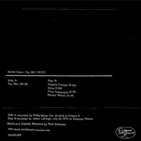 Sandy Ewen : You Win (LP, Album)