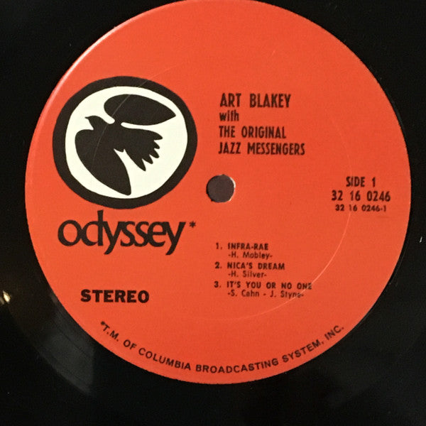 Art Blakey & The Jazz Messengers : Art Blakey With The Original Jazz Messengers (LP, Album, RE, Pit)