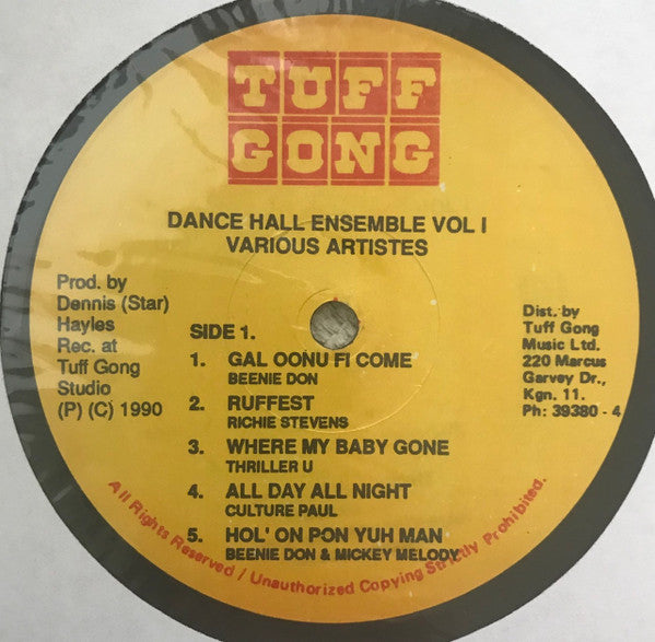 Various : Dance Hall Ensemble Vol. 1 (LP, Comp)