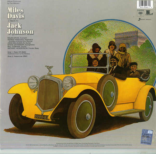Buy Miles Davis : A Tribute To Jack Johnson (LP, Album, RE) from