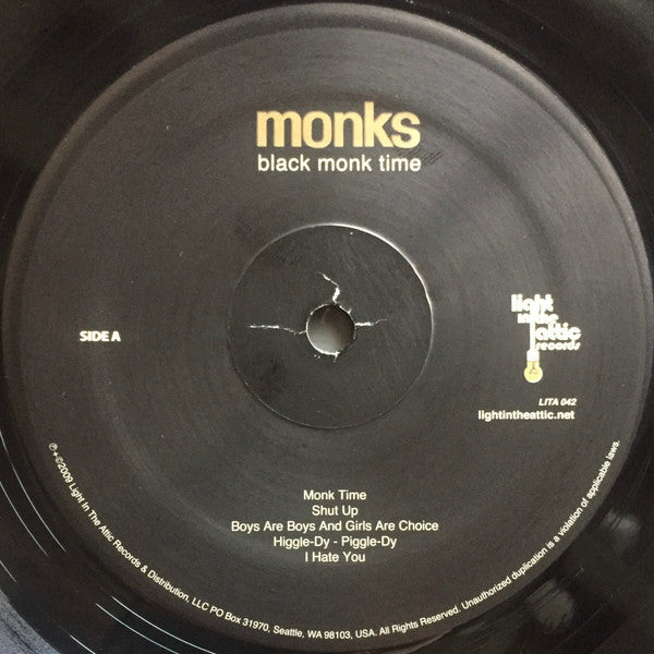The Monks : Black Monk Time (2xLP, Album, RE, RM)