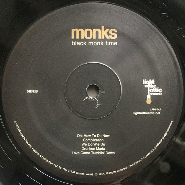 The Monks : Black Monk Time (2xLP, Album, RE, RM)