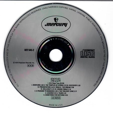 Rush : 2112 (CD, Album, RE, PDO)