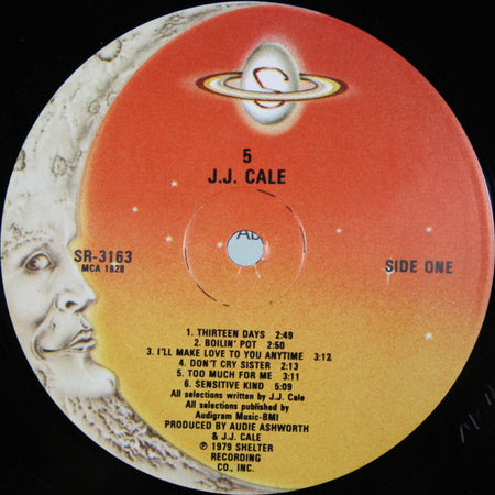 J.J. Cale : 5 (LP, Album, Glo)