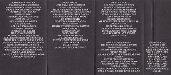 Beherit : Drawing Down The Moon (Cass, Album, Ltd, RE)