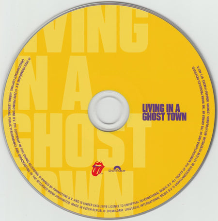 The Rolling Stones : Living In A Ghost Town (CD, Single, Ltd)