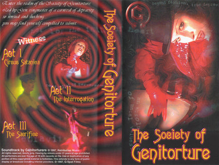 Genitorturers : The Society Of Genitorture (VHS, Ltd, NTSC)