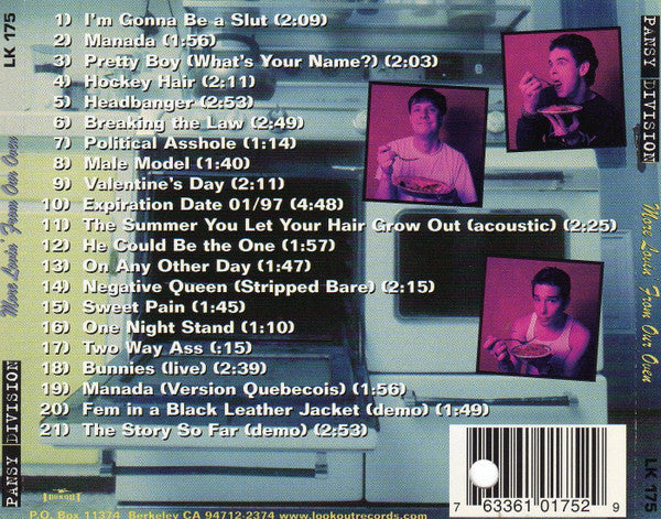 Pansy Division : More Lovin' From Our Oven (CD, Comp)