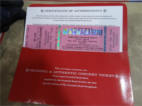 The Grateful Dead : Grateful Dead Scrapbook: Deluxe Edition Book (Box, Ltd, Num, 64  + DVD-V, Comp, Liv + CD, Int)