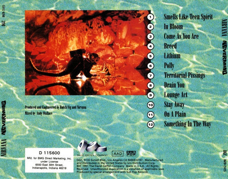 Nirvana : Nevermind (CD, Album, Club, BMG)
