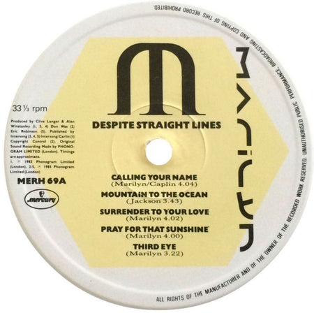 Marilyn : Despite Straight Lines (LP, Album)